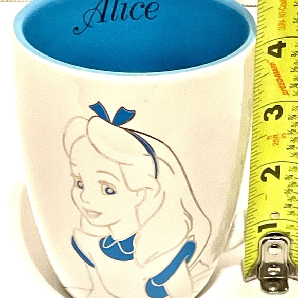 Disney Parks Coffee Mug Alice in Wonderland Blue Bejeweled Rhinestone *A* - Picture 5 of 5